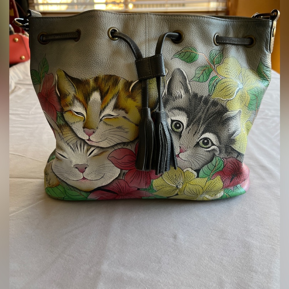 Anuschka hand painted leather bag